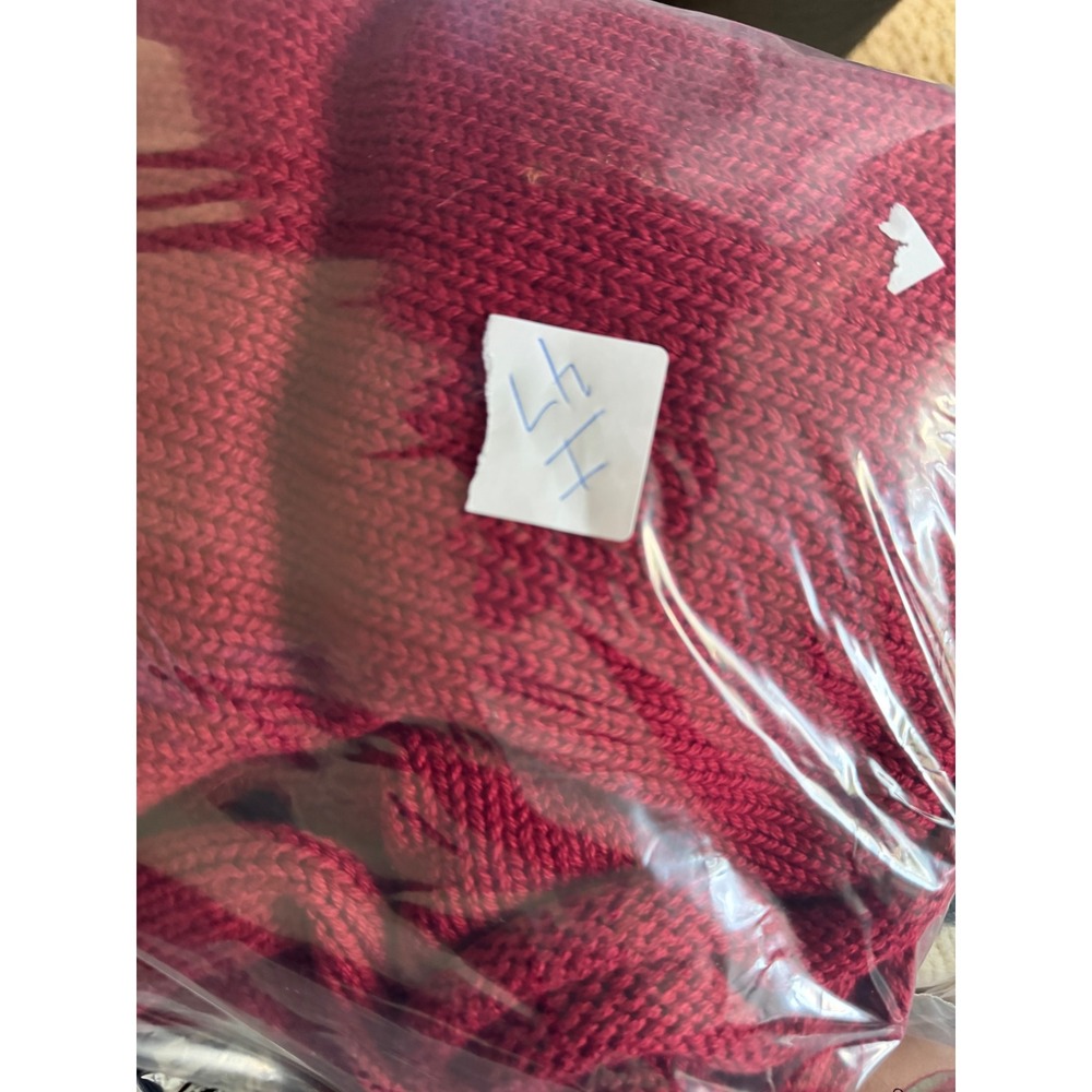 J.Crew Mens Maroon Cotton Mock Roll Neck Shaker Stitch Sweater Size L NWT Heavy - Picture 8 of 9
